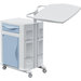 COMODINO BIFACCIALE OLYMPUS CON TAVOLO SERVITORE RECLINABILE - 61x48xh.91cm